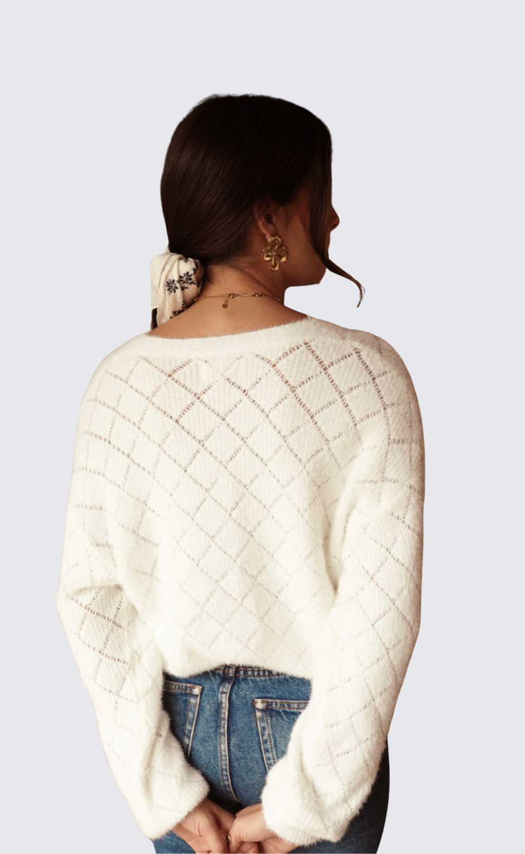 Cardigan Fiore Di Latte