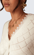 Cardigan Fiore Di Latte